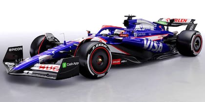 El auto del equipo Visa Cash App RB para 2024