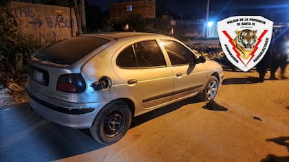 El auto desde donde tiraron la amenaza contra Di María