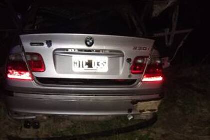 El auto en el que se accidentó el intendente de Henderson