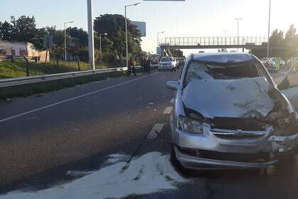 El auto era conducido por un hombre de 49 años