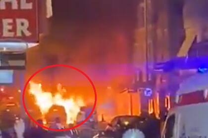 El auto explotó en la tarde/noche de Estambul