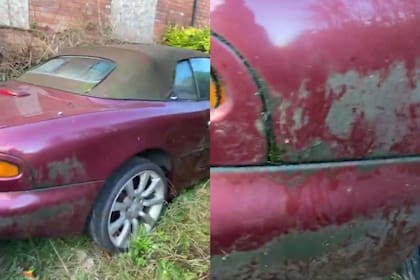 El auto fue abandonado en 2013