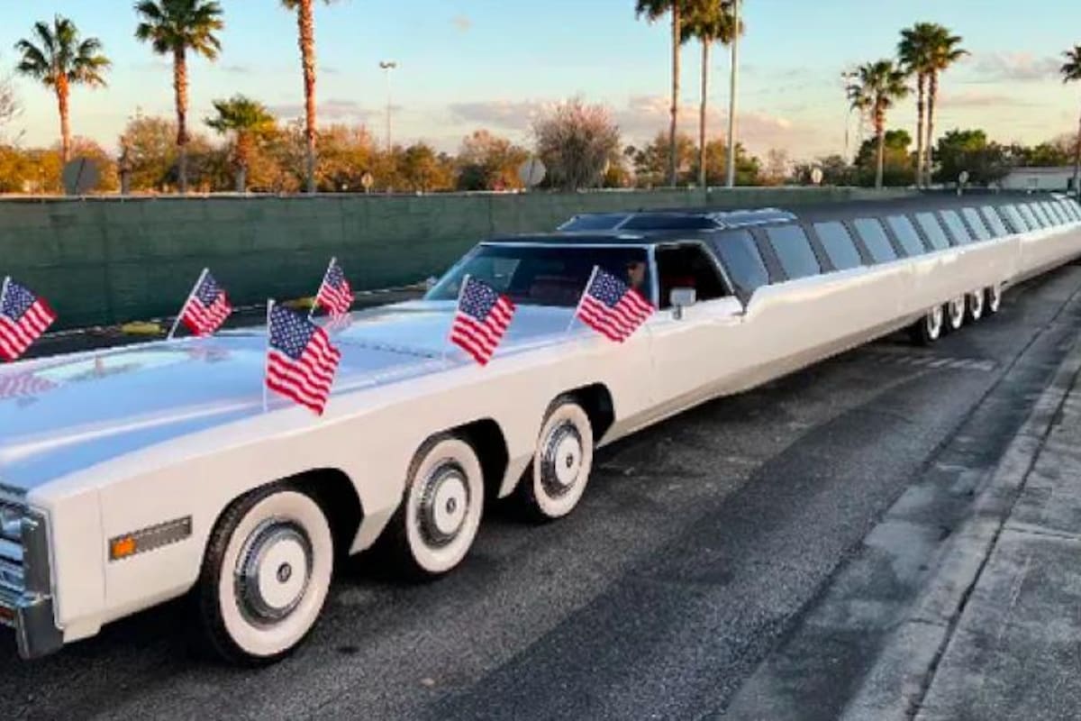 El auto más largo del año está en el libro Guiness