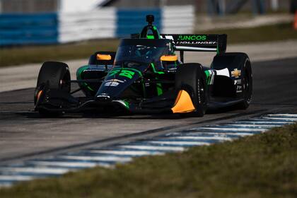 El auto número 78 del equipo Juncos Hollinger Racing es el de Canapino, que proyecta aprovechar las enseñanzas de su primer año en IndyCar.