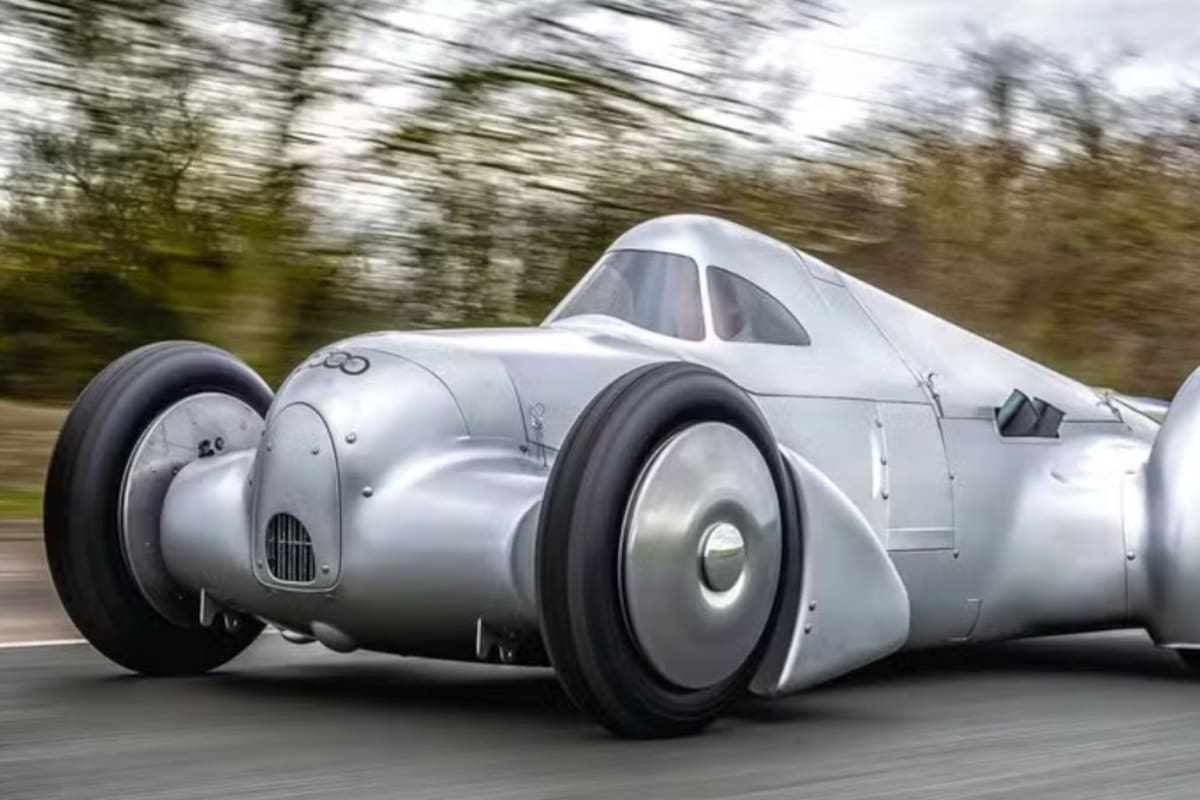 El Auto Union Lucca fue recreado por Audi más de nueve décadas después de establecer un récord de velocidad en Italia