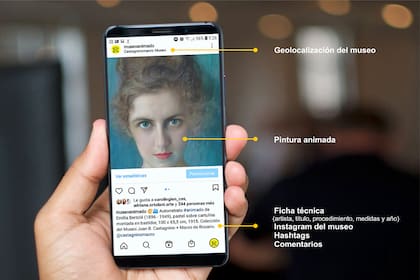 El autorretrato de la artista y escritora santafesina Emilia Bertolé cobra vida en Instagram