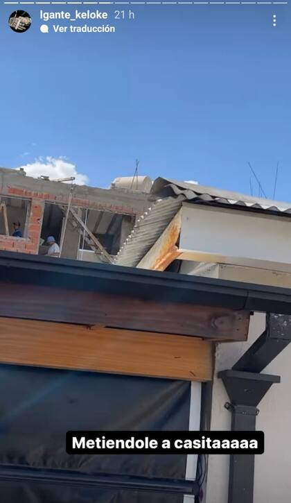 El avance de la vivienda de L-Gante en General Rodríguez
