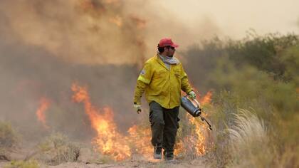 El avance de los incendios que castigan a Mendoza