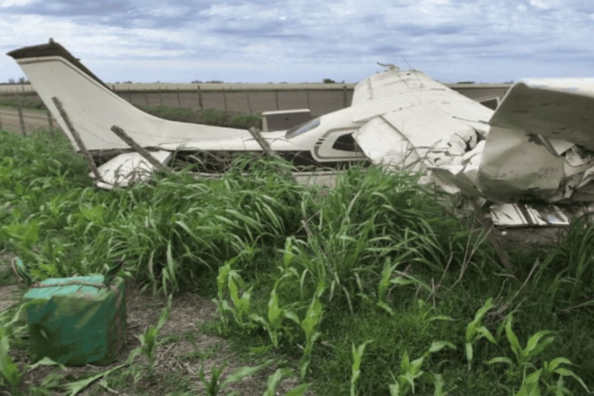 El avión Cessna siniestrado en Arequito, Santa Fe, pieza clave en la investigación que vincula vuelos de narcotráfico con la organización de Brian Bilbao