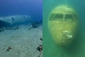 Así está hoy en las profundidades el espeluznante avión que confundieron con el vuelo de Malaysia Airlines