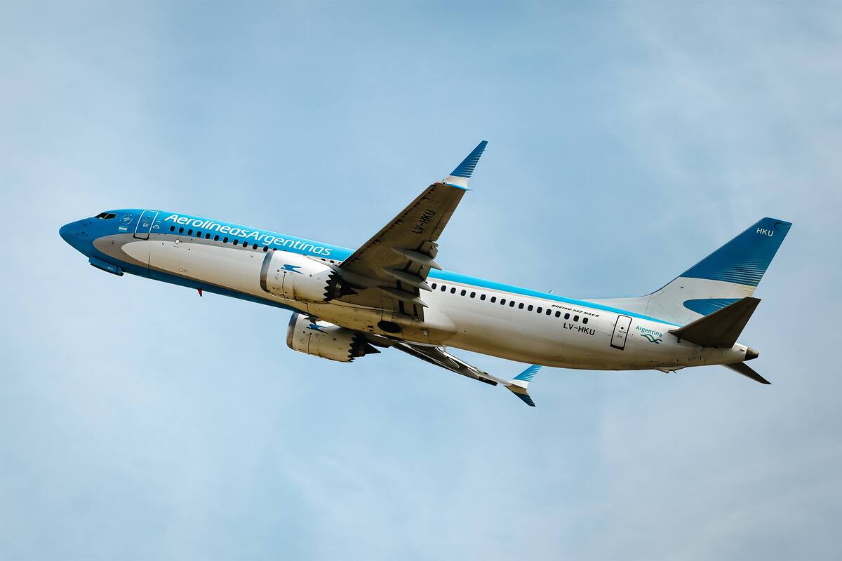 El avión de Aerolíneas Argentinas sobrevoló La Plata para quemar combustible
