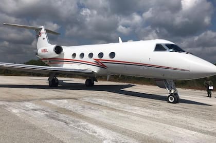 El avión donde fue trasladada la droga