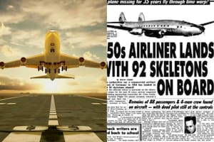 El avión estuvo desaparecido por más de 30 años