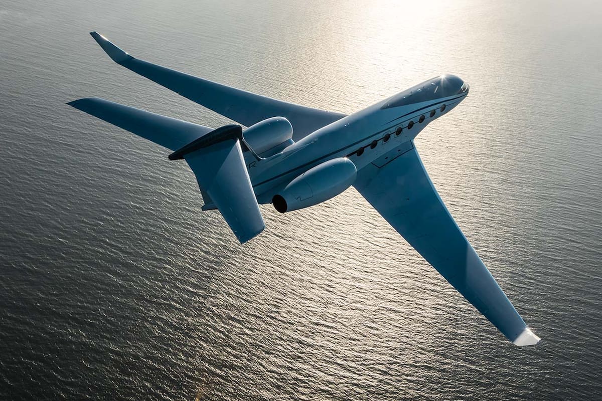 El avión G650ER de Jeff Bezos