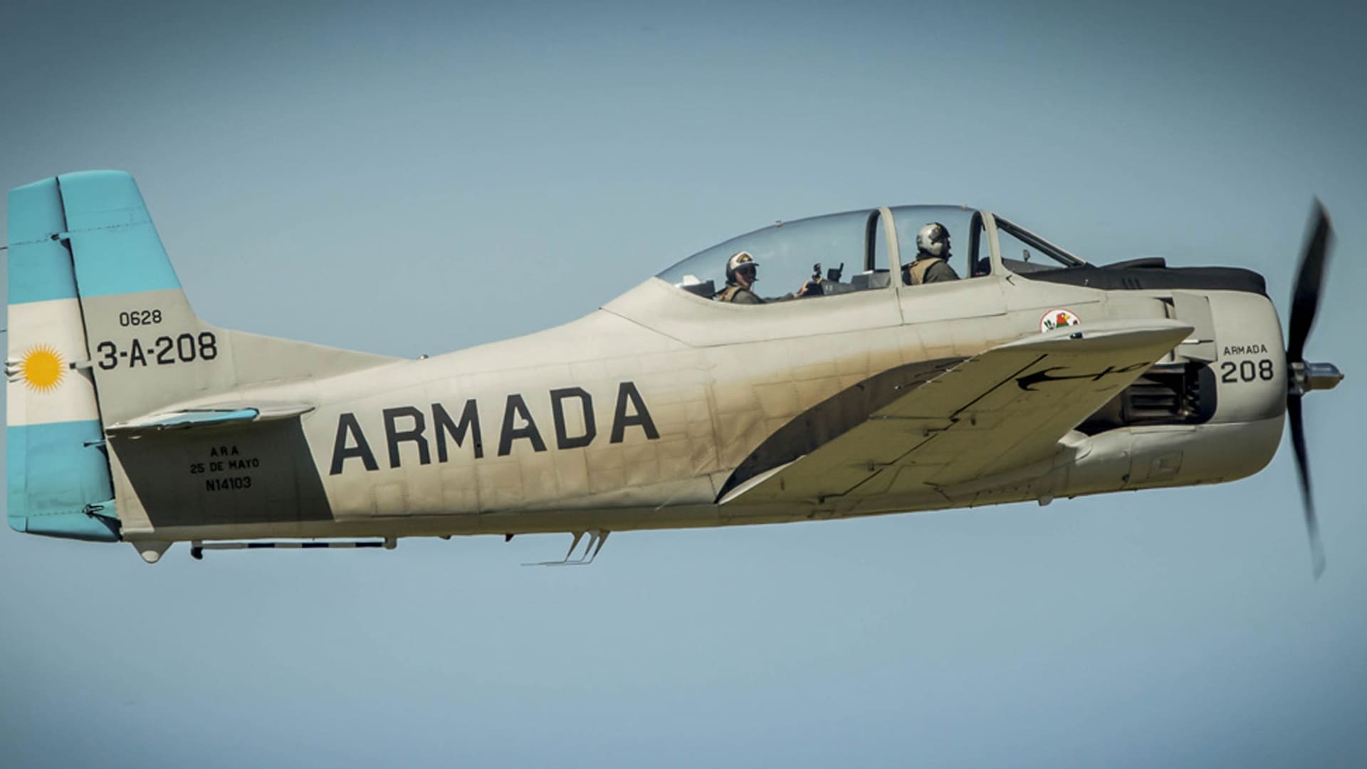 El avión había sido restaurado por otro argentino que se dedica, entre otras cosas, a comprar aviones de guerra para refaccionar.