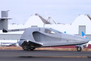El avión plegable fue probado con éxito: la empresa cuenta con unas 2.300 reservas por un valor aproximado de US$ 170.000 (Captura video)