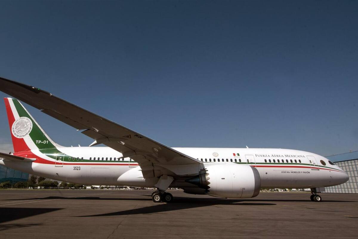 El avión presidencial de México
