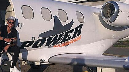 El avión privado de Neymar