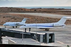 El avión ruso que llegó a El Calafate
