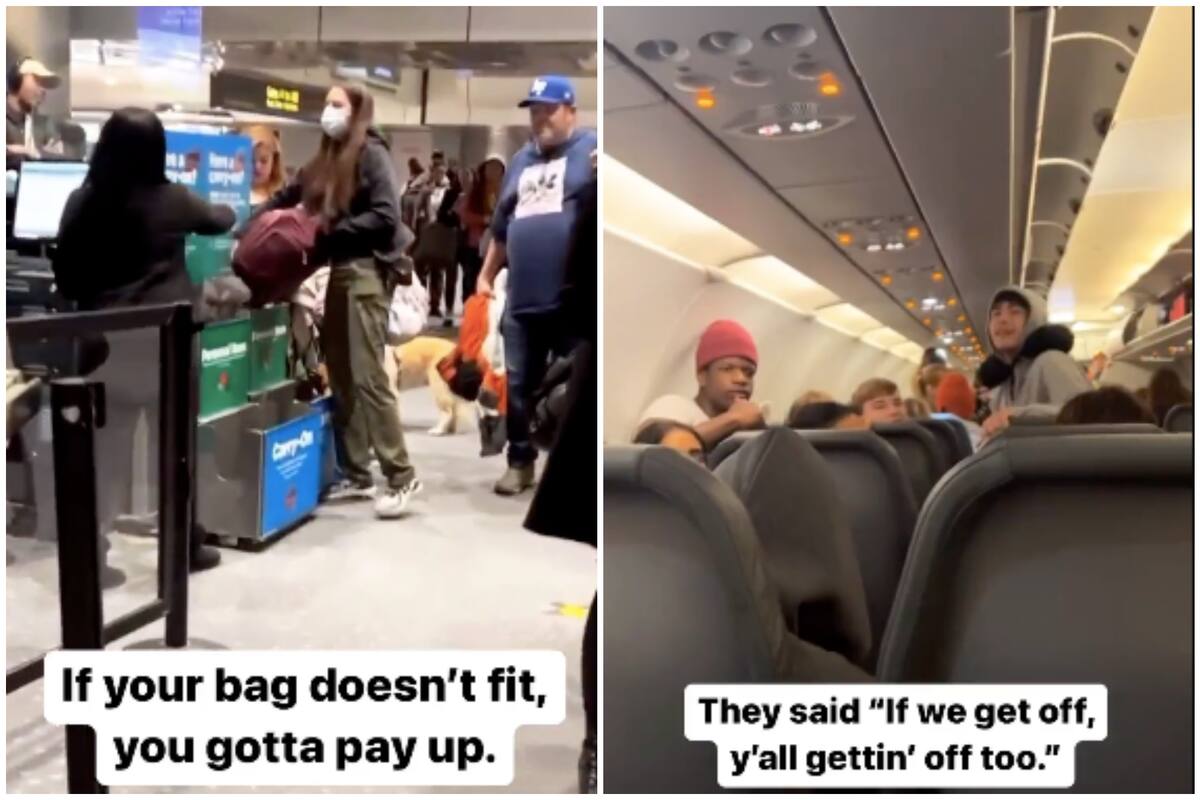 El avión se dirigía de Denver a Dallas pero sufrió un importante retraso por la decisión de una pareja de no pagar el exceso de equipaje