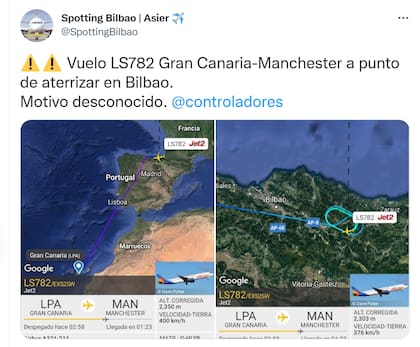 El avión tuvo que realizar un aterrizaje de emergencia.