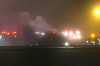 El avión, un Bombardier Challenger 600, se estrelló al despegar