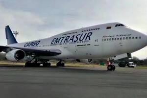 El avión venezolano-iraní que está retenido por orden judicial en Ezeiza y que está bajo investigación por posibles nexos con el terrorismo