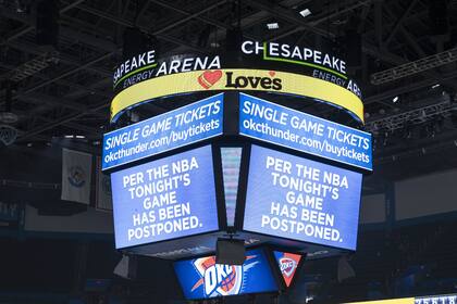 La NBA está suspendida desde el 12 de marzo; a partir del 8 de este mes están habilitados los entrenamientos en pequeños grupos.