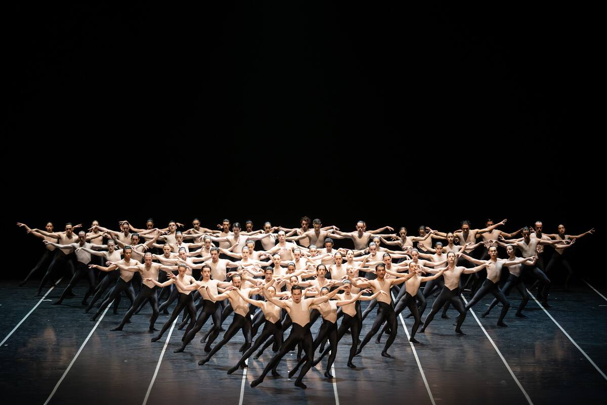 El Ballet Estable del Teatro Colón presentó en agosto "Bolero X", con música de Ravel y coreografía de Shahar Binyamini