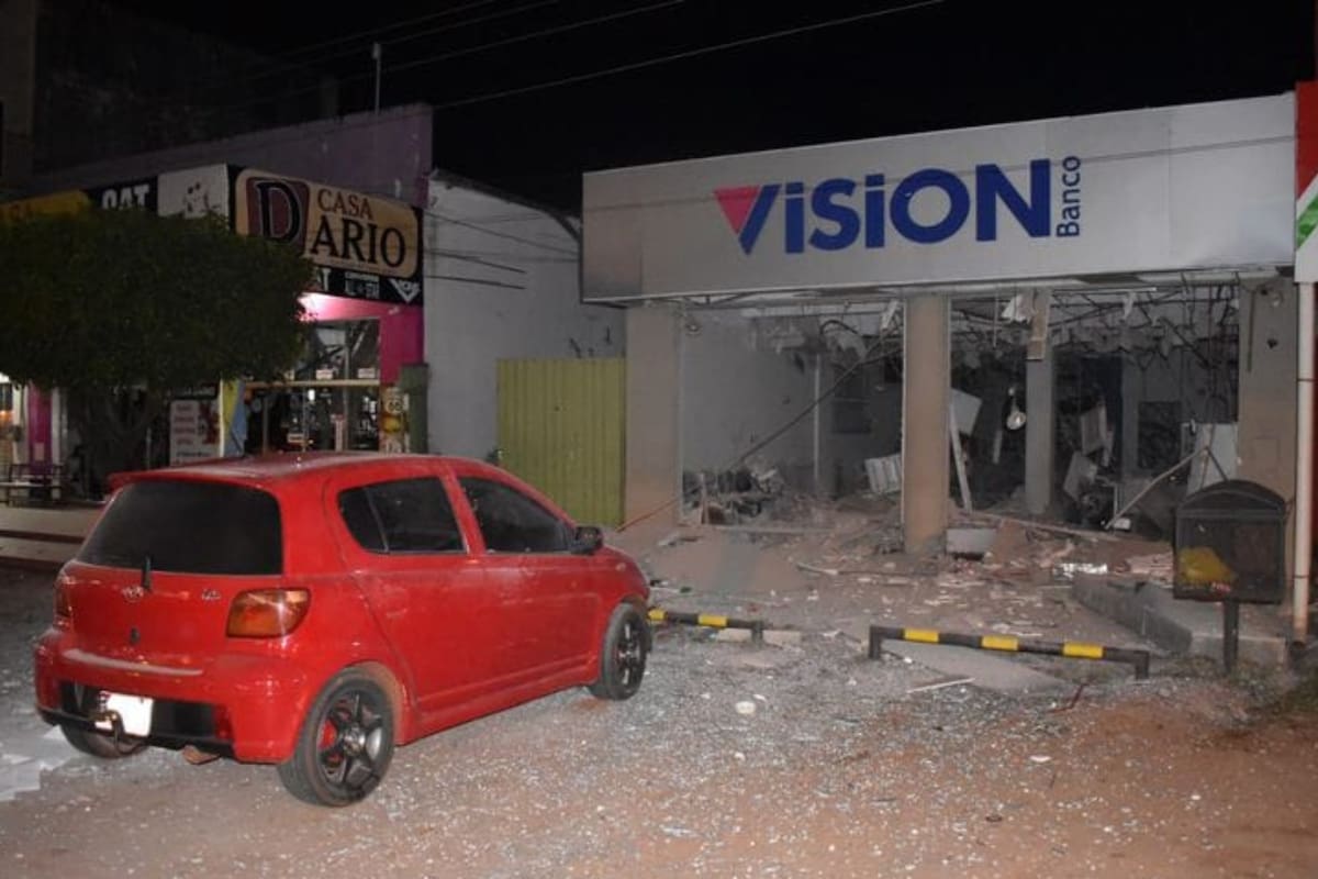 El banco Visión, de Liberación, Paraguay, atacado por un comando del PCC