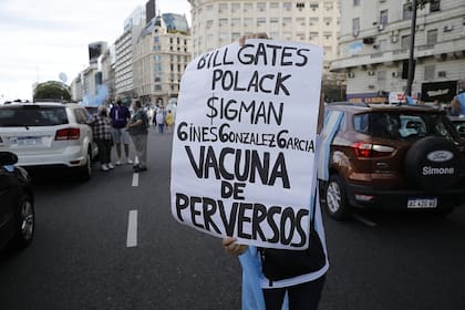 El banderazo del #8N en el Obelisco