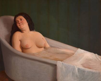 "El Baño". 1865. Prilidiano Pueyrredon.