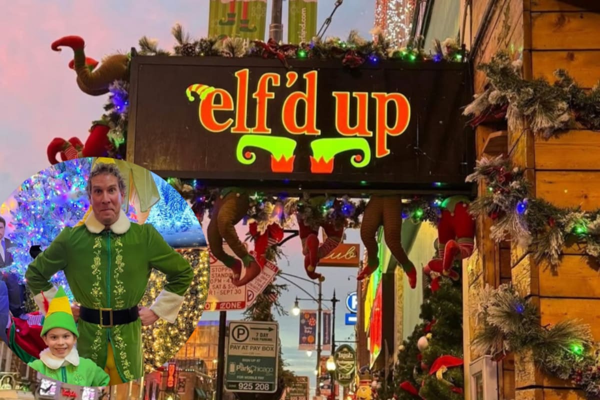 El bar tiene una decoración muy particular.