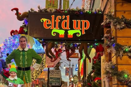 El bar tiene una decoración muy particular.