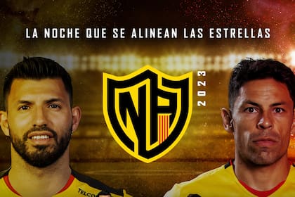 El Barcelona de Ecuador anuncia a Agüero como la estrella principal para la "Noche Amarilla"