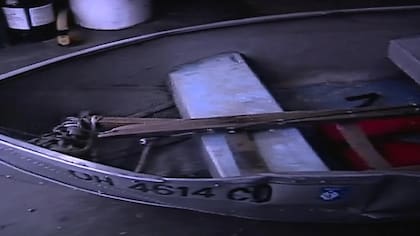 El barco en el que navegaban los dos hombres