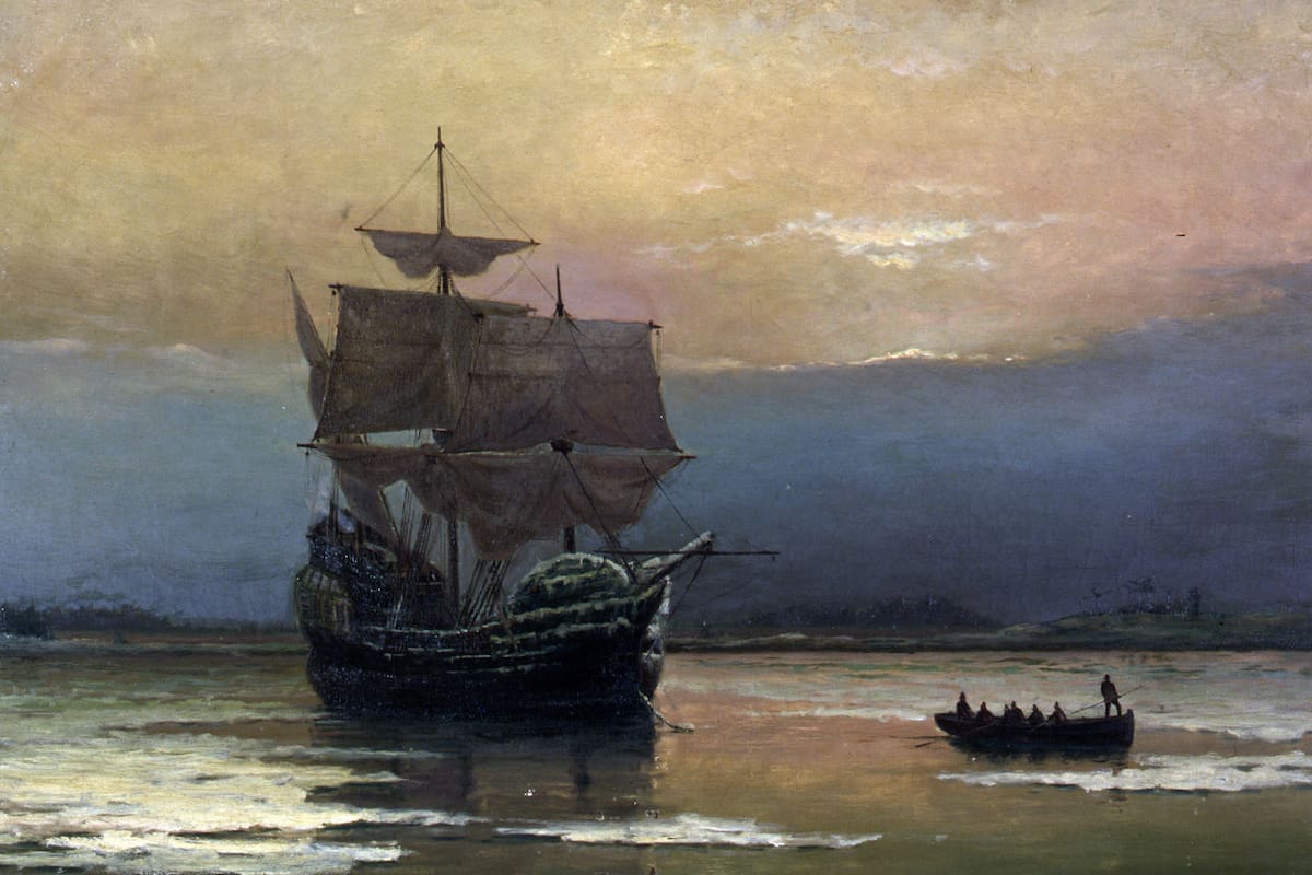 El barco llevaba 102 peregrinos. Fuente: Wikipedia