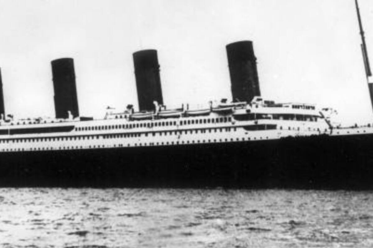 El barco se hundió en 1912