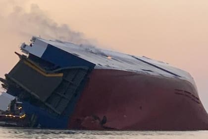 El barco se incendióen septiembre de 2019