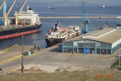 El barco, varado en Turquía