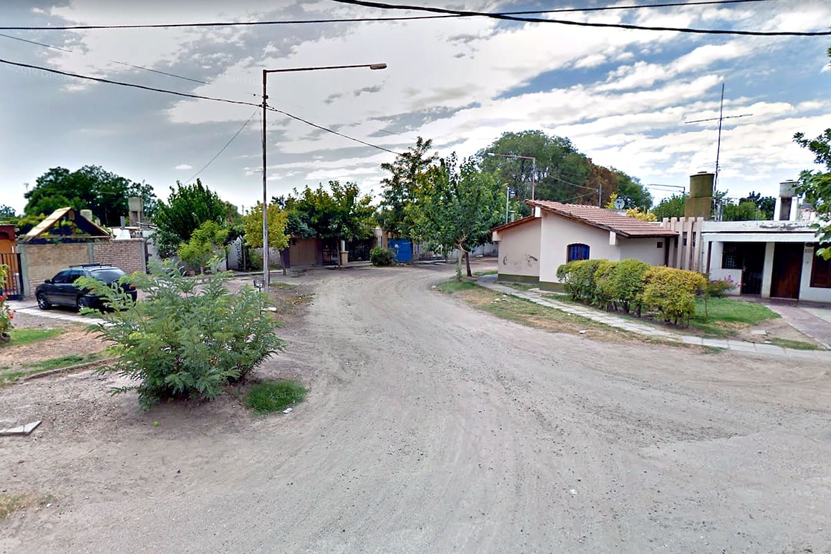 El barrio San Pedro dónde fue hallado el hombre junto a su moto