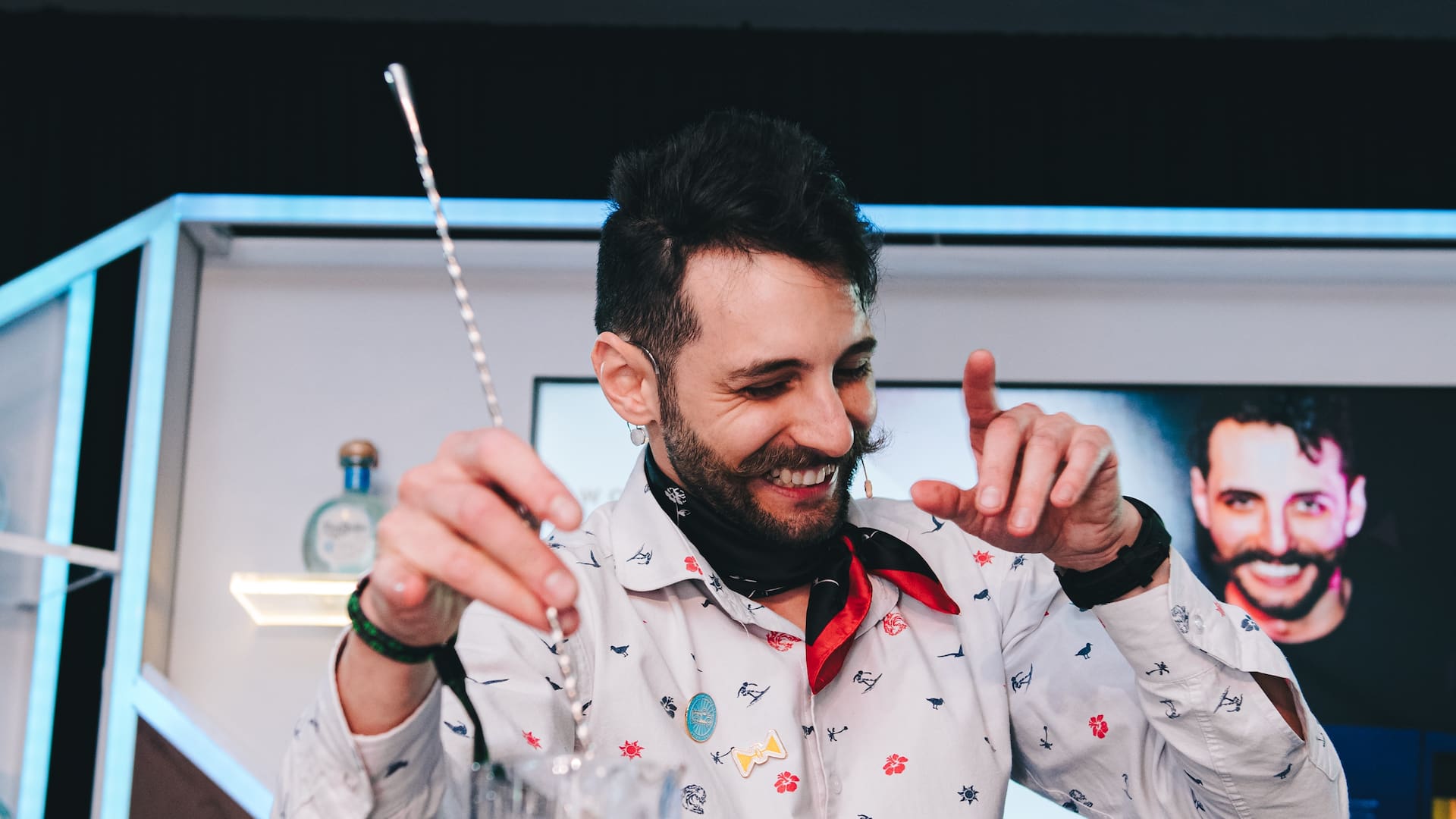 El bartender Pablo Zitarosa en el Mundial de Coctelería World Class Sao Paulo 2023