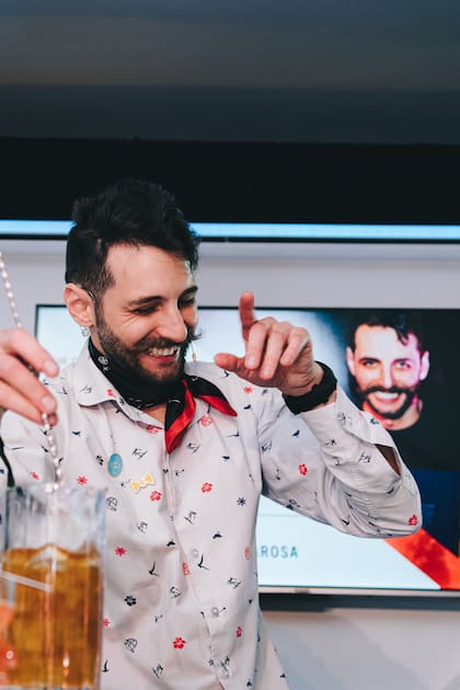 El bartender Pablo Zitarosa en el Mundial de Coctelería World Class Sao Paulo 2023