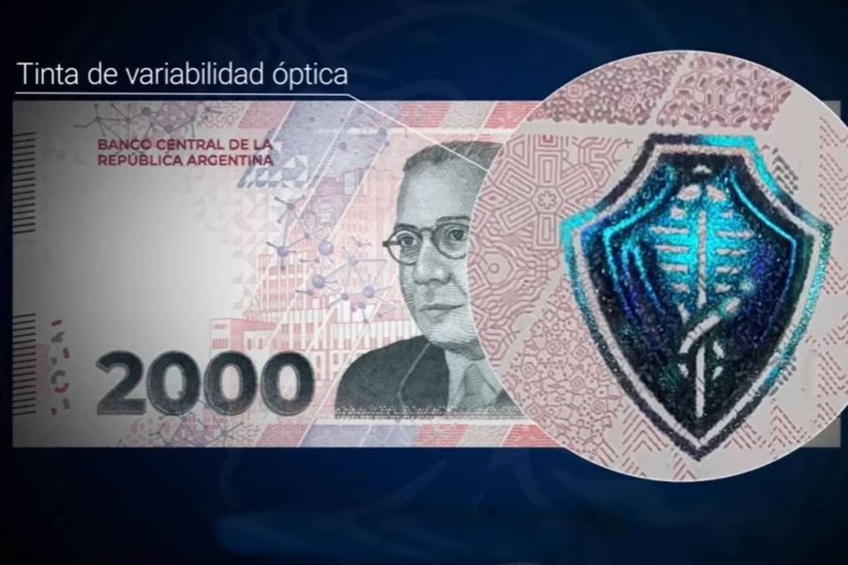 El BCRA presentó las características de seguridad con las que cuenta el billete de $2000