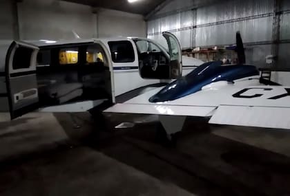 El Beechcraft B58 Baron incautado en un hangar de Concordia