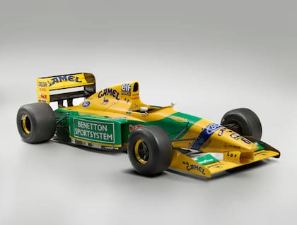 El Benetton utilizado por Michael Schumacher entre 1991 y 1992, subastado por Sotheby's