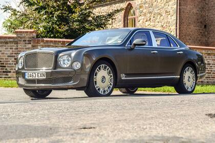 El Bentley Muslanne fue usado por la familia para varios viajes; en total, le hicieron cerca de 20.000km