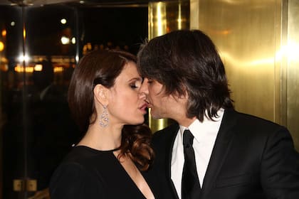 El beso apasionado de Nancy y Pablo