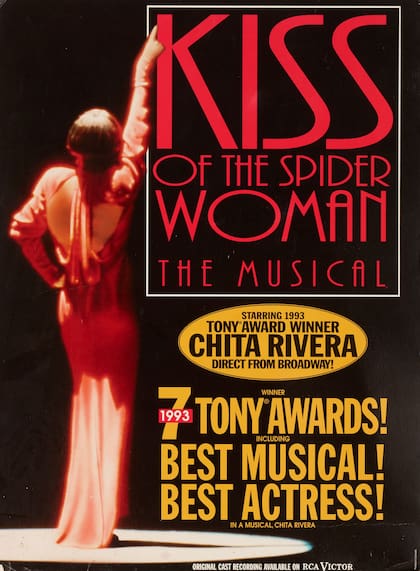 El beso de la mujer araña se convirtió en musical y Chita Rivera brilló en él, en Broadway