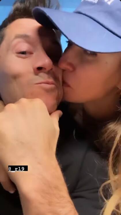 El beso desprevenido de la esposa de Lewandowski en la previa de Bayern Munich - PSG